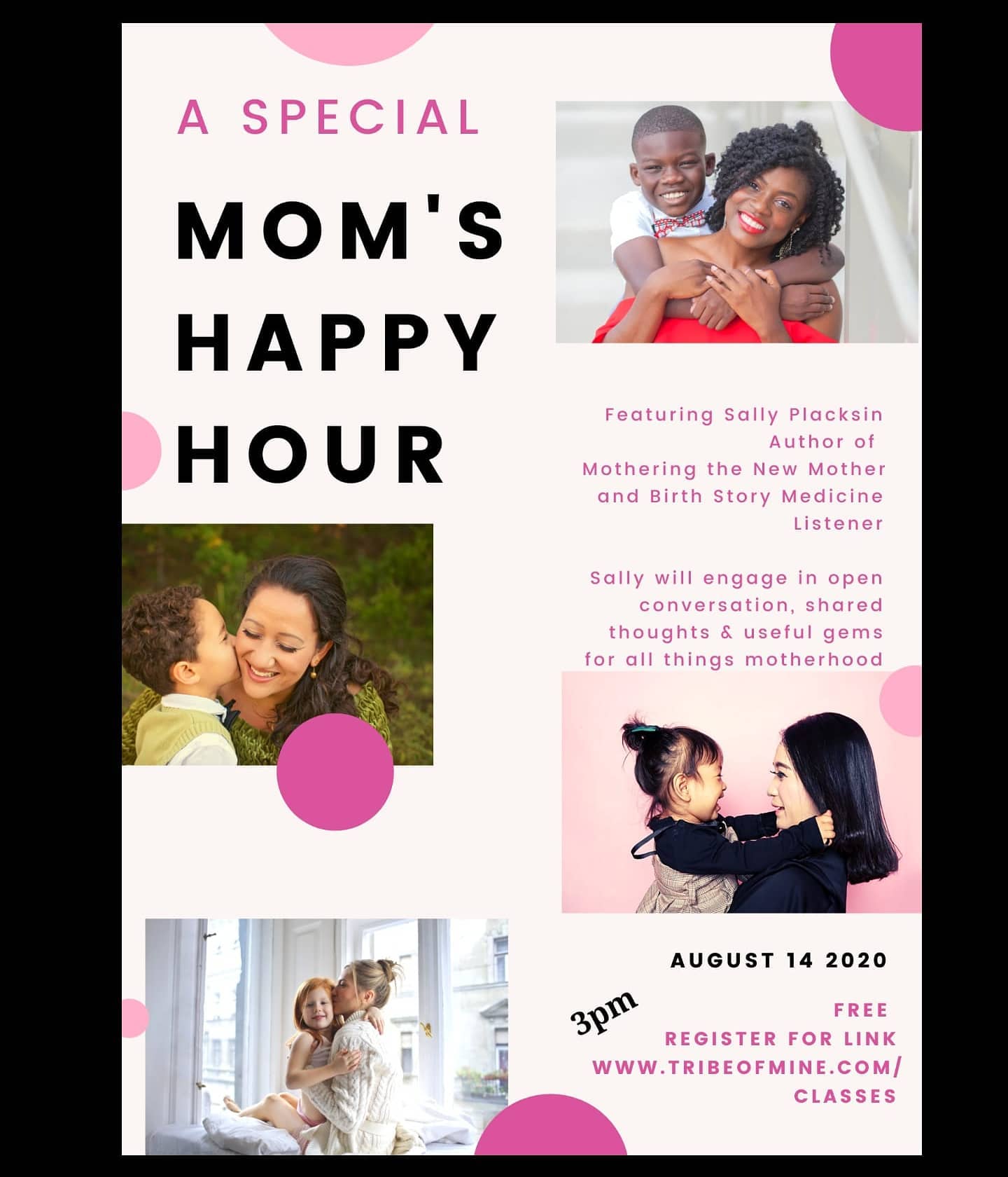 Moms Happy Hour Fridays_3pm_Sally Placksin